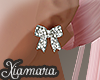 [X] Diamond Bow Earrings
