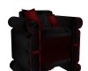 Black and Crimson Couch