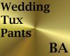 [BA] Wh_Gold Tux Pants