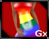 Gx- rainbow dress
