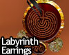 Minos Labyrinth Earrings
