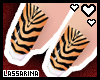 !L Orange Zebra Nails