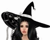MM WITCH HAT  WHITE BOW