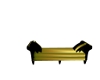 bk/gld couch with poses