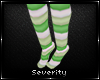 *S Leaf Socks