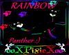 Rainbow panther :)