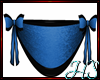 Blue/Blk Bow Curtains
