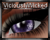 Snowflake Eyes Purple