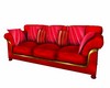 Red 3 Seater Couch