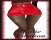 K-Red Leather Skirt RL