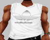 SILVER  MUSCLE TEE