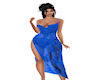 Blue Slit Gown
