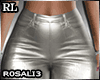 Leather pants silver RL