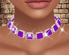 Silver-Purple Necklaces
