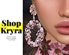 #K.Amethyst HoopEarrings