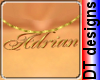 Adrian gold necklace f