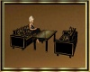 Black&Gold Couch/Table