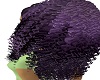 purple curly hair