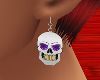 *TJ* Skull Earrings S Pu