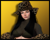 leopard hat+hair