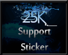 [KLL]SUPPORT STICKER 25K