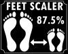 * Feet Scaler 87.5 %