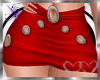 *Claudia Red Mini Skirt*