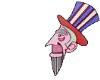 Uncle Sam Flash Sticker