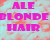 Ale blonde hair