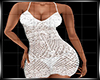 $ Crochet White Dress