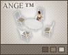 Ange White Table Set