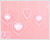 LL* Pink Hanging Hearts