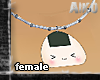 [Aiko]Onigiri Necklace F