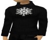 M* Snowflake sweater blk