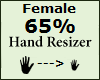 Hand Scaler 65% Female