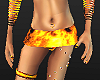fire mini skirt bottom