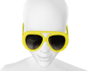 Aviator glasses yellow A