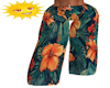 Hawaiian Wide Leg Pants