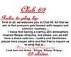 Club 69 Rules