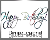 [D]Happy Bday Sign Mesh