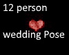 12 Person  wedding Pose