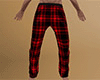 Red Pajama Pants Plaid M