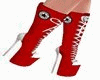 MM CONVERSE RED BOOTS