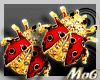 *MG* Lady Bug Ring+Earr