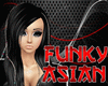 Funky Asian streaks hair