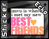 IMVU Best Friend Sticker