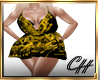 CH- Ely Gold Mini Dress