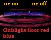 Clublight floor red blue