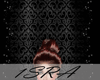 mahogany hair for bride