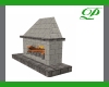 Old Stone ork Fireplace